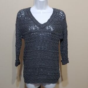 UNIONBAY Charcoal V-Neck Women's Sweater